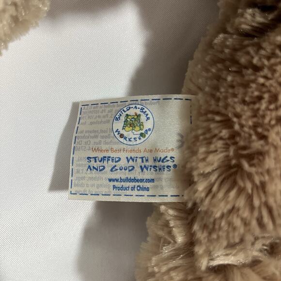 Build-A-Bear Workshop 14 inch Tall Buddy Brown Bunny Rabbit Fluffy Tan Poseable - Picture 7 of 8